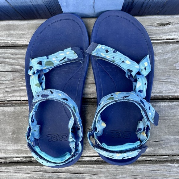 Teva Kids Hurricane XLT2 Sandal Water Outdoor Sport Blue Size 2 - Picture 4 of 8